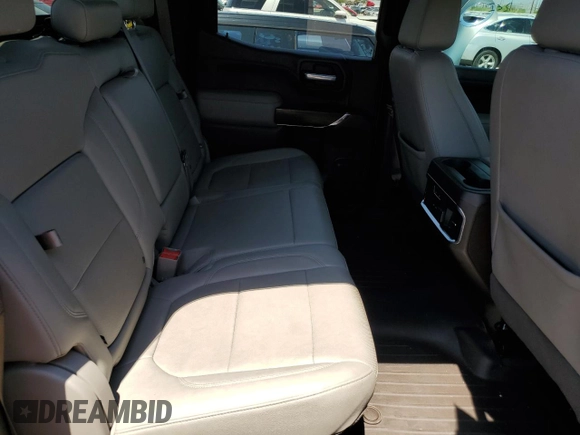 2021 GMC Sierra 1500 Limited SLT with VIN 1GTU9DET3MZ258631, listed as a Copart auction lot 62086594 with 59,139 mi miles and Salvage Title. Bid and sale history available at carsss.com. Image 10.