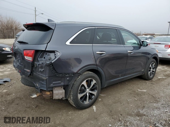 2016 Kia Sorento EX with VIN 5XYPHDA12GG023242, listed as a Copart auction lot 48183135 with 133,946 mi miles and Salvage Title. Bid and sale history available at carsss.com. Image 3.