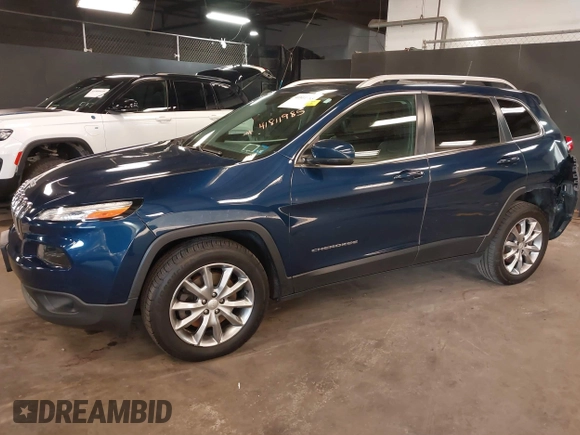 2018 Jeep Cherokee Limited with VIN 1C4PJMDXXJD611125, listed as a IAAI auction lot 41811985 with 148,956 mi miles. Bid and sale history available at carsss.com. Image 2.