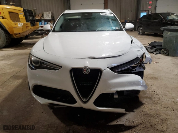 2020 Alfa Romeo Stelvio Ti with VIN ZASPAKBN5L7C94837, listed as a Copart auction lot 42419815 with 41,197 mi miles and Clean Title. Bid and sale history available at carsss.com. Image 5.