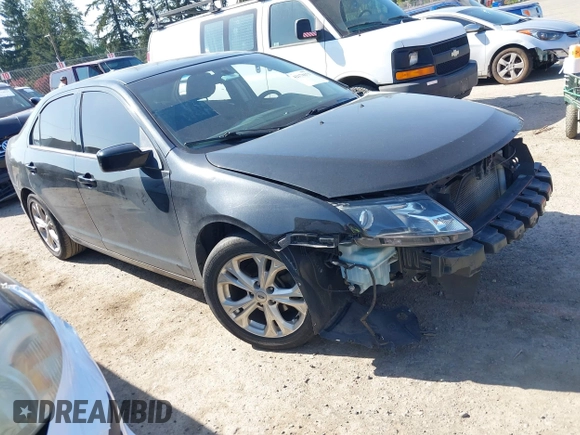 2012 Ford Fusion SE with VIN 3FAHP0HA2CR222349, listed as a IAAI auction lot 42178673 with 106,026 mi miles and . Bid and sale history available at DreamBid. Image 1.