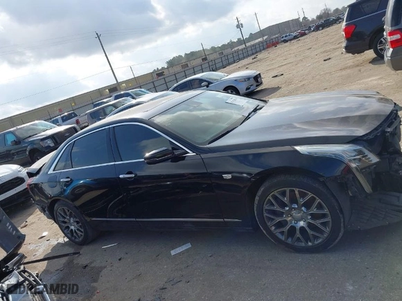 2018 Cadillac CT6 Luxury AWD with VIN 1G6KD5RS4JU100954, listed as a IAAI auction lot 41512623 with NaN miles. Bid and sale history available at carsss.com. Image 14.