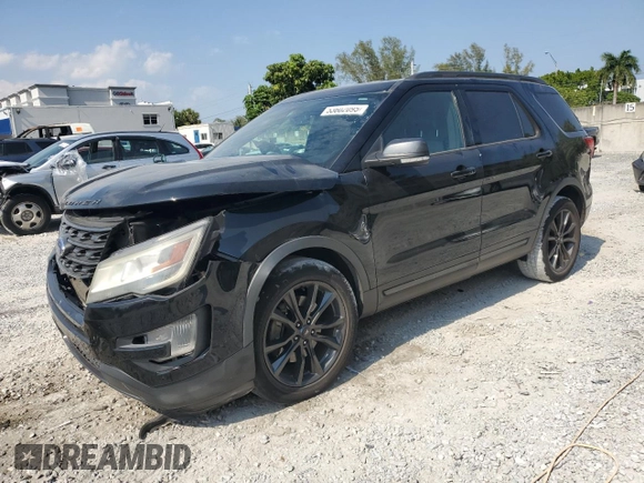 2017 Ford Explorer XLT with VIN 1FM5K7D81HGC29682, listed as a Copart auction lot 53602095 with 102,496 mi miles and Salvage Title. Bid and sale history available at DreamBid. Image 1.