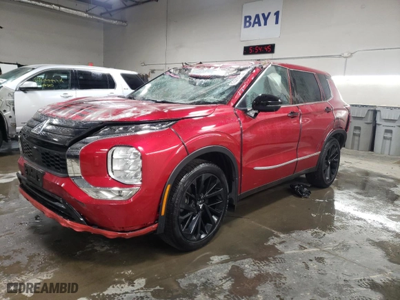 2023 Mitsubishi Outlander SE with VIN JA4J4UA87PZ011954, listed as a Copart auction lot 83415314 with 6,889 mi miles and Non Repairable. Bid and sale history available at carsss.com. Image 1.