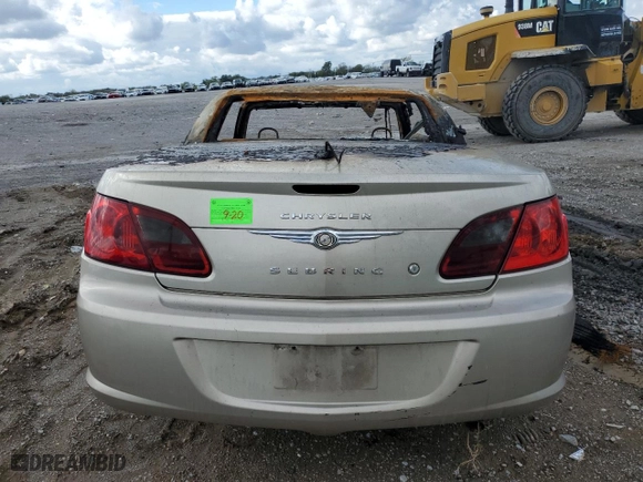 2009 Chrysler Sebring LX with VIN 1C3LC45B49N520552, listed as a Copart auction lot 73640964 with 0 mi miles and Salvage Title. Bid and sale history available at carsss.com. Image 6.