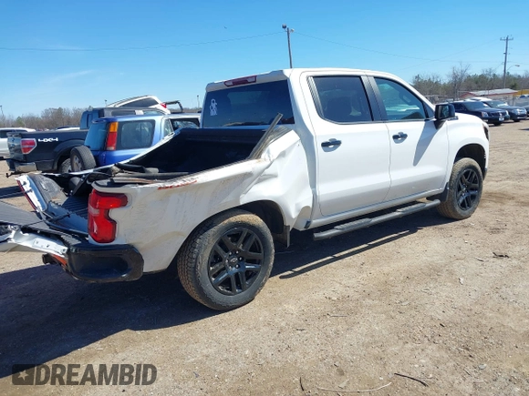 2023 Chevrolet Silverado 1500 LT Trail Boss with VIN 3GCUDFEDXPG253353, listed as a IAAI auction lot 41622661 with 36,487 mi miles and . Bid and sale history available at DreamBid. Image 4.