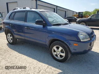 2005 Hyundai Tucson GL with VIN KM8JM12B75U163964, listed as a Copart auction lot 53674845 with 111,665 mi miles and Clean Title. Bid and sale history available at carsss.com. Image 4.