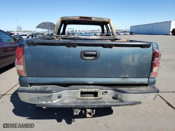 2006 Chevrolet Silverado 1500 LT2 with VIN 1GCEK19BX6Z119320, listed as a Copart auction lot 47519935 with 0 mi miles and Non Repairable. Bid and sale history available at carsss.com. Image 6.