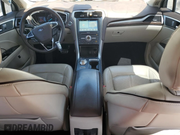 2017 Ford Fusion Titanium with VIN 3FA6P0SU8HR229470, listed as a Copart auction lot 57185625 with 97,973 mi miles and Salvage title. Bid and sale history available at DreamBid. Image 8.