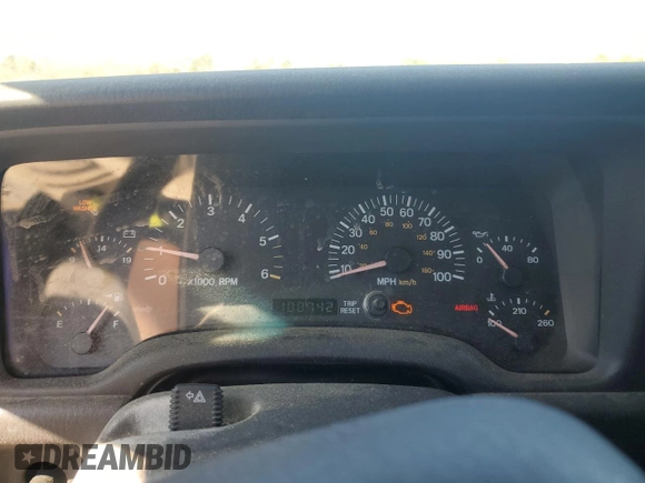 2001 Jeep Cherokee Sport with VIN 1J4FT48S71L611958, listed as a Copart auction lot 48979765 with 108,742 mi miles and Salvage Title. Bid and sale history available at carsss.com. Image 9.