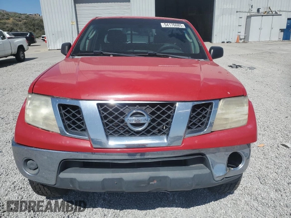 2009 Nissan Frontier SE with VIN 1N6AD06W89C423180, listed as a Copart auction lot 54176085 with Not provided miles and Salvage title. Bid and sale history available at DreamBid. Image 5.