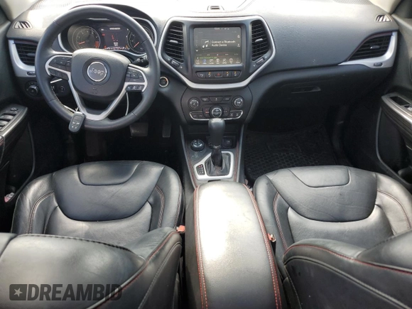 2014 Jeep Cherokee Trailhawk with VIN 1C4PJMBS9EW140344, listed as a Copart auction lot 50579005 with 117,326 mi miles and Salvage Title. Bid and sale history available at carsss.com. Image 8.