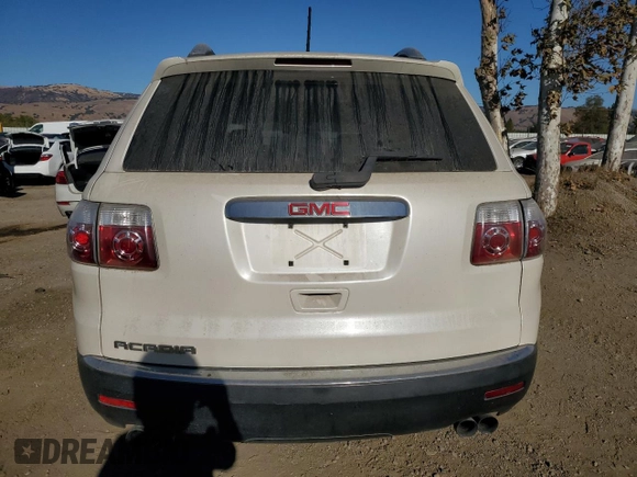 2008 GMC Acadia SLT1 with VIN 1GKER23728J239639, listed as a Copart auction lot 76593544 with 0 mi miles and Clean Title. Bid and sale history available at carsss.com. Image 6.