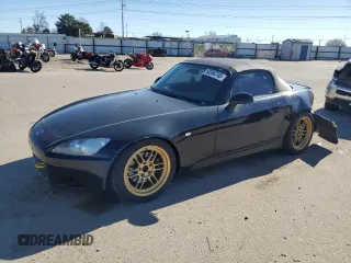 2000 Honda S2000 with VIN JHMAP1142YT002851, listed as a Copart auction lot 50366745 with 164,699 mi miles and Salvage Title. Bid and sale history available at DreamBid. Image 1.