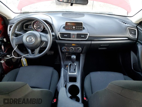 2014 Mazda 3 i SV with VIN JM1BM1T78E1185394, listed as a Copart auction lot 88788315 with 106,915 mi miles and Salvage Title. Bid and sale history available at DreamBid. Image 8.