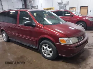 2003 Oldsmobile Silhouette GL z VIN 1GHDX03E43D155677, wystawiony jako IAAI lot #41986119 z przebiegiem 136 120 mil mil oraz . Historia ofert i sprzedaży dostępna na DreamBid. Obrazek 1.