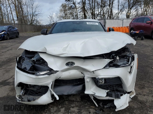 2020 Toyota Supra 3.0 with VIN WZ1DB4C06LW032176, listed as a Copart auction lot 49458085 with Not provided miles and Salvage title. Bid and sale history available at DreamBid. Image 5.