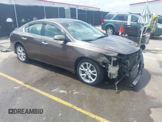2014 Nissan Maxima S with VIN 1N4AA5AP9EC430843, listed as a IAAI auction lot 42104446 with 159,256 mi miles and . Bid and sale history available at DreamBid. Image 1.