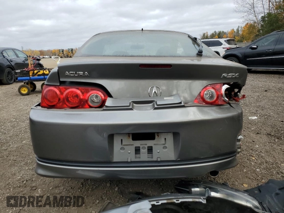 2006 Acura RSX with VIN JH4DC54856S800357, listed as a Copart auction lot 75725934 with Not Provided miles and Salvage Title. Bid and sale history available at carsss.com. Image 6.
