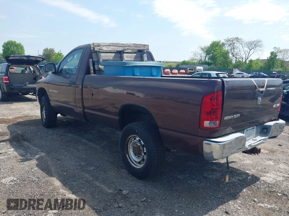 2005 Dodge 2500 ST with VIN 3D7KS26D25G833235, listed as a IAAI auction lot 42170077 with 164,000 mi miles. Bid and sale history available at carsss.com. Image 3.