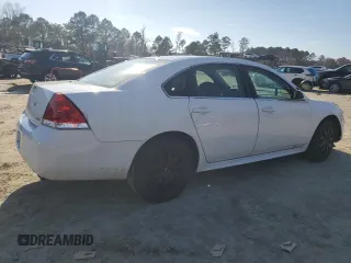 2016 Chevrolet Impala Limited Police Police with VIN 2G1WD5E36G1102778, listed as a Copart auction lot 43714145 with 76,554 mi miles and Clean Title. Bid and sale history available at carsss.com. Image 3.