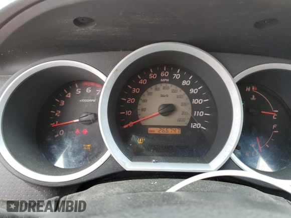2007 Toyota Tacoma PreRunner with VIN 5TETU62N37Z464861, listed as a Copart auction lot 51371055 with 266,747 mi miles and Salvage Title. Bid and sale history available at carsss.com. Image 9.