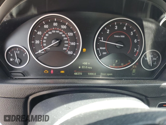 2018 BMW 4 Series 430i xDrive with VIN WBA4J3C54JBL03258, listed as a Copart auction lot 62573315 with 48,370 mi miles and Salvage title. Bid and sale history available at DreamBid. Image 9.
