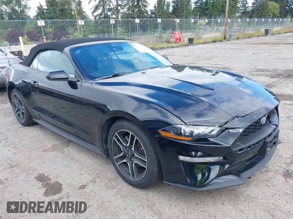 2022 Ford Mustang EcoBoost z VIN 1FATP8UH7N5124631, wystawiony jako IAAI lot #42322481 z przebiegiem 57 502 mil mil oraz . Historia ofert i sprzedaży dostępna na DreamBid. Obrazek 1.