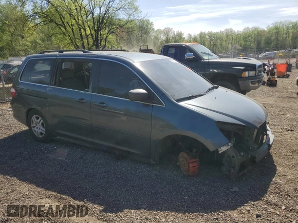 2006 Honda Odyssey EX with VIN 5FNRL38416B417578, listed as a Copart auction lot 53649135 with 0 mi miles and Salvage Title. Bid and sale history available at carsss.com. Image 4.