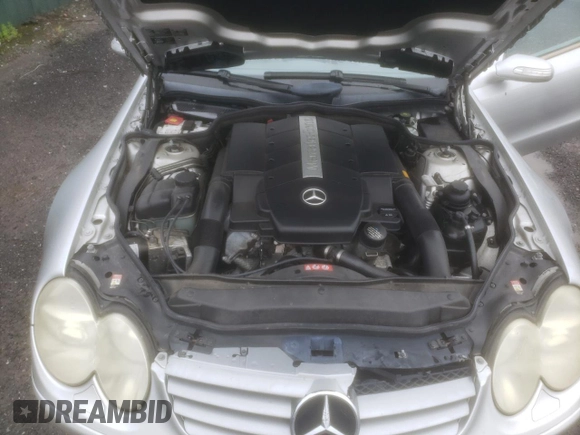 2005 Mercedes-Benz SL 500 with VIN WDBSK75F05F094991, listed as a Copart auction lot 61678705 with 128,123 mi miles and Clean title. Bid and sale history available at DreamBid. Image 11.