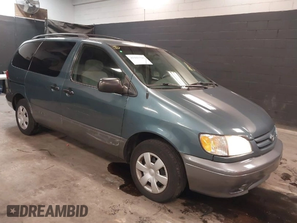 2003 Toyota Sienna CE with VIN 4T3ZF19C03U510244, listed as a IAAI auction lot 41441599 with 126,030 mi miles. Bid and sale history available at carsss.com. Image 1.