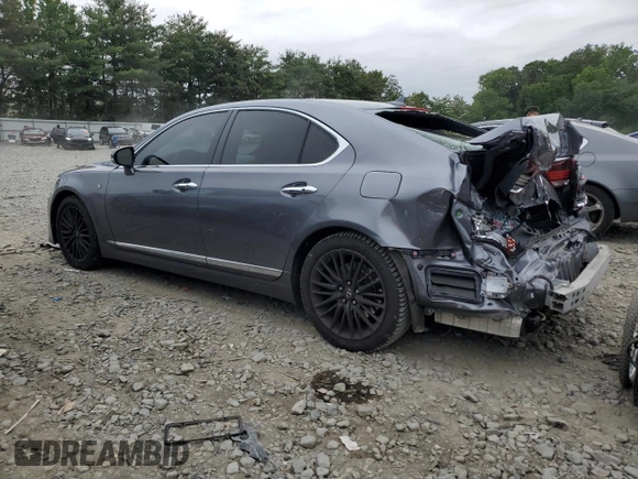 2013 Lexus LS 460 with VIN JTHCL5EF9D5018860, listed as a Copart auction lot 62862525 with 85,094 mi miles and Salvage title. Bid and sale history available at DreamBid. Image 2.
