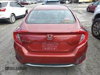2020 Honda Civic LX with VIN 2HGFC2F69LH582299, listed as a Copart auction lot 47870445 with 75,603 mi miles and Salvage Title. Bid and sale history available at DreamBid. Image 6.