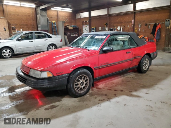 1991 Chevrolet Cavalier with VIN 1G1JC34T9M7303947, listed as a Copart auction lot 46650685 with 125,356 mi miles and Salvage Title. Bid and sale history available at DreamBid. Image 1.