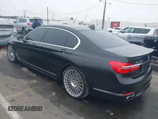 2018 BMW 7 Series ALPINA B7 xDrive with VIN WBA7F2C5XJG856217, listed as a IAAI auction lot 41473030 with 49,298 mi miles. Bid and sale history available at carsss.com. Image 3.