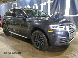 2018 Audi Q5 Premium Plus with VIN WA1BNAFY1J2041640, listed as a Copart auction lot 51764685 with 74,207 mi miles and Clean Title. Bid and sale history available at carsss.com. Image 4.