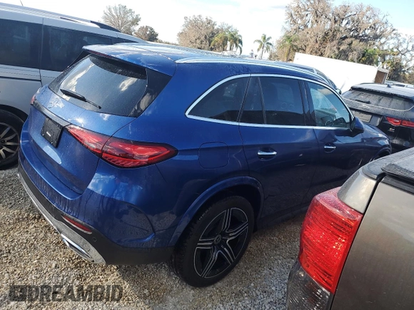 2023 Mercedes-Benz GLC with VIN W1NKM4GB1PF050014, listed as a Copart auction lot 77276544 with 6,827 mi miles and Non Repairable. Bid and sale history available at carsss.com. Image 3.