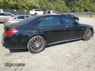 2016 Mercedes-Benz S-Class AMG S 63 with VIN WDDUG7JB7GA230120, listed as a Copart auction lot 70949214 with 112,697 mi miles and Salvage Title. Bid and sale history available at carsss.com. Image 3.