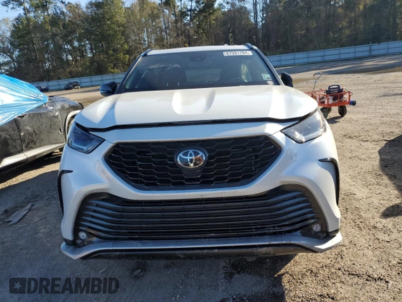 2022 Toyota Highlander XSE z VIN 5TDLZRAHXNS092248, wystawiony jako Copart lot #87091784 z przebiegiem 58 124 mil mil oraz Szkoda całkowita • Salvage title. Historia ofert i sprzedaży dostępna na DreamBid. Obrazek 5.