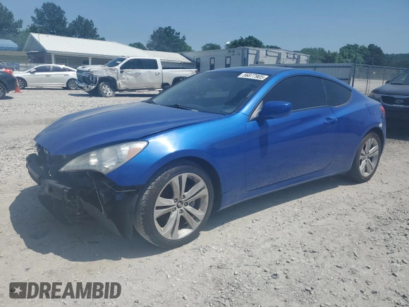 2010 Hyundai Genesis Coupe with VIN KMHHT6KD0AU004794, listed as a Copart auction lot 56877905 with 90,414 mi miles and Clean title. Bid and sale history available at DreamBid. Image 1.