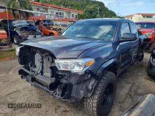 2023 Toyota Tacoma SR с VIN 3TYSX5EN5PT018558, выставлен на аукционе Copart как лот 72460304 с пробегом Не указан миль и Списание • Salvage title. История ставок и продаж доступна на DreamBid. Изображение 1.