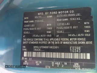 2011 Ford Transit Connect XLT with VIN NM0LS7DN8BT062301, listed as a IAAI auction lot 42655813 with 241,763 mi miles and . Bid and sale history available at DreamBid. Image 9.