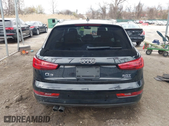 2017 Audi Q3 Premium with VIN WA1ECCFS4HR006201, listed as a IAAI auction lot 41876661 with 159,302 mi miles. Bid and sale history available at carsss.com. Image 16.