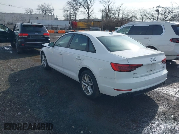 2017 Audi A4 Premium z VIN WAUANAF40HN050253, wystawiony jako IAAI lot #41346064 z przebiegiem Nie podano mil oraz . Historia ofert i sprzedaży dostępna na DreamBid. Obrazek 3.