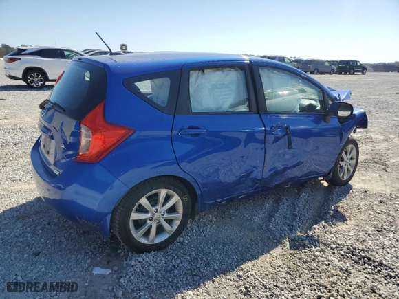 2014 Nissan Versa Note SV with VIN 3N1CE2CP5EL353320, listed as a Copart auction lot 76530134 with 0 mi miles and Salvage Title. Bid and sale history available at carsss.com. Image 3.