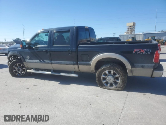 2012 Ford Super Duty F-250 SRW XL with VIN 1FT7W2BTXCEB48177, listed as a Copart auction lot 44240755 with 107,415 mi miles and Salvage Title. Bid and sale history available at carsss.com. Image 2.