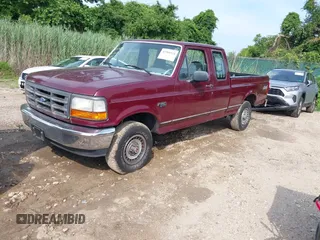1996 Ford F-150 with VIN 1FTEX14N1TKA29223, listed as a IAAI auction lot 42584324 with 98,379 mi miles and . Bid and sale history available at DreamBid. Image 2.