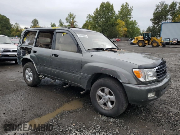 2000 Toyota Land Cruiser with VIN JT3HT05J7Y0084006, listed as a Copart auction lot 76390254 with 142,620 mi miles and Salvage Title. Bid and sale history available at carsss.com. Image 4.