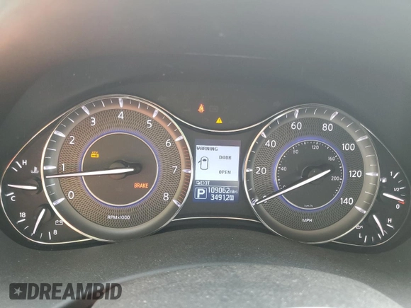 2014 Infiniti QX80 with VIN JN8AZ2NE1E9067594, listed as a Copart auction lot 60652435 with 109,062 mi miles and Salvage title. Bid and sale history available at DreamBid. Image 9.