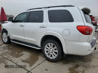 2008 Toyota Sequoia Platinum with VIN 5TDZY67A18S013172, listed as a Copart auction lot 44374215 with 260,701 mi miles and Salvage Title. Bid and sale history available at carsss.com. Image 2.